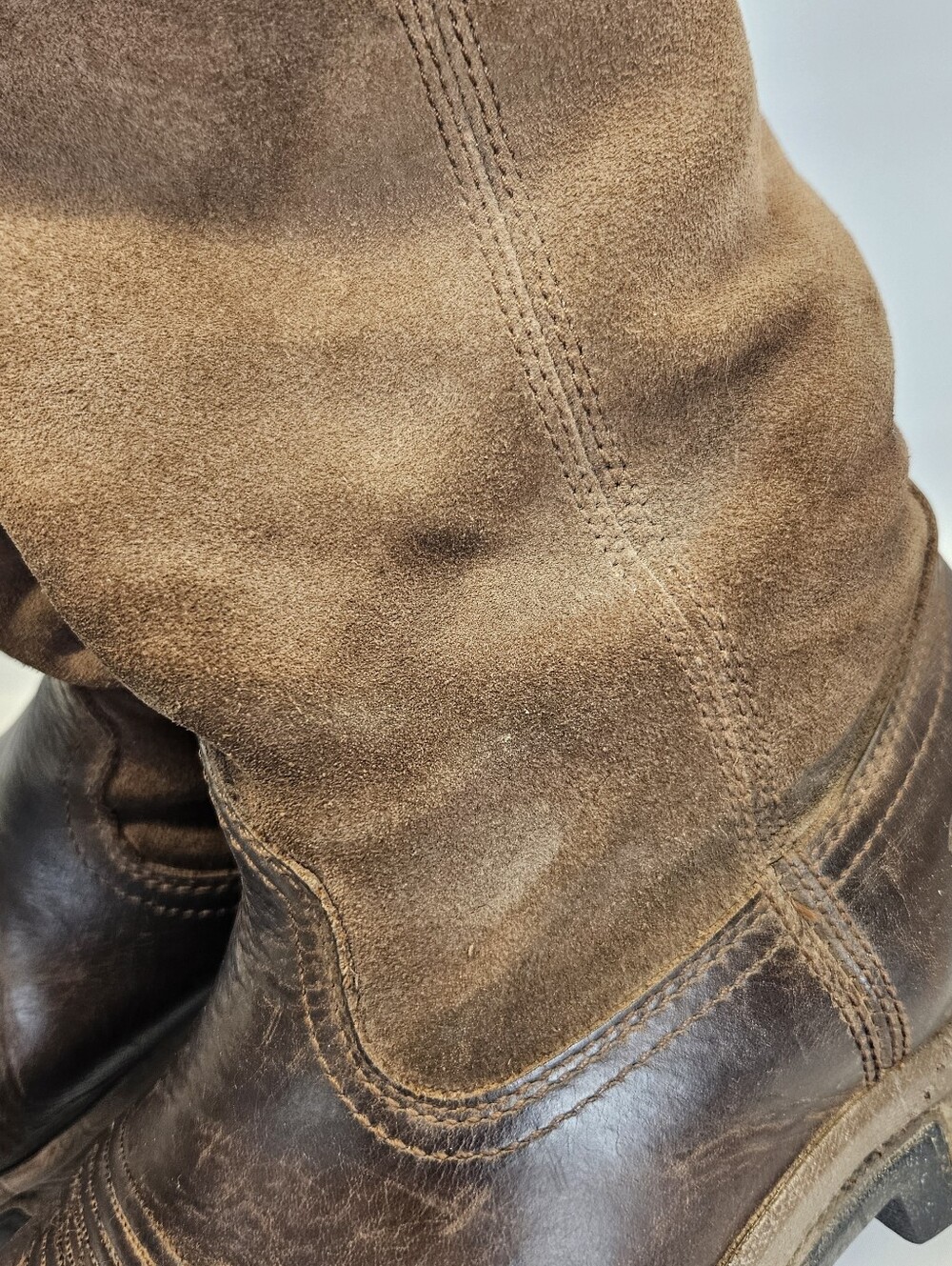 ARIAT Terrain Pull-on H2O Brown Waterproof Boots US Men 9.5EE Flawed Worn - Picture 8 of 13